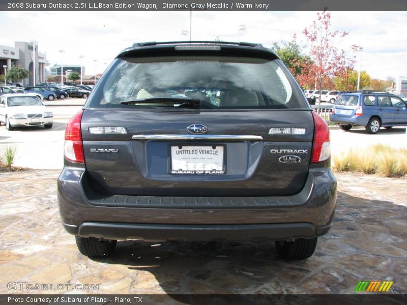 Diamond Gray Metallic / Warm Ivory 2008 Subaru Outback 2.5i L.L.Bean Edition Wagon
