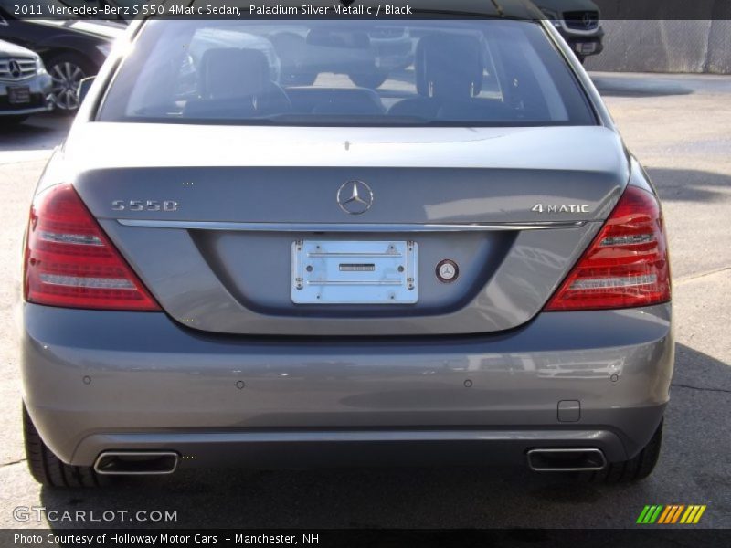 Paladium Silver Metallic / Black 2011 Mercedes-Benz S 550 4Matic Sedan