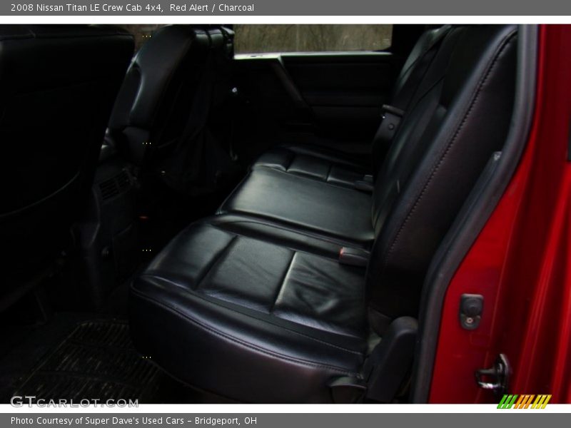 Red Alert / Charcoal 2008 Nissan Titan LE Crew Cab 4x4