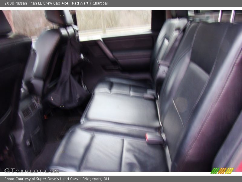Red Alert / Charcoal 2008 Nissan Titan LE Crew Cab 4x4