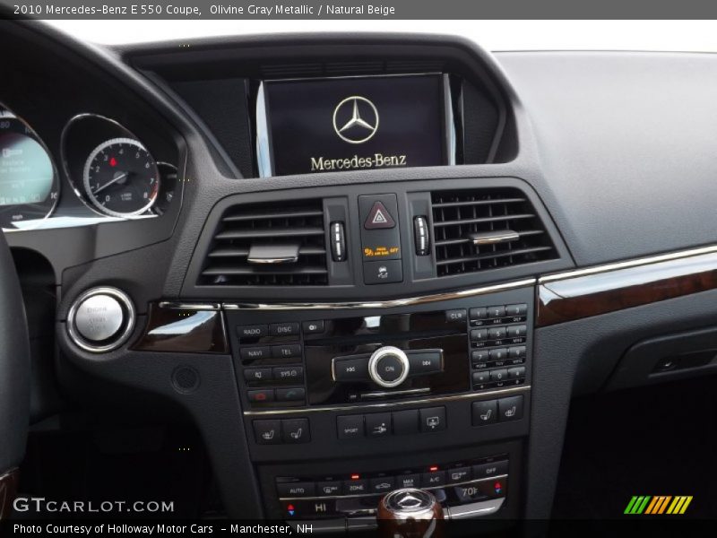 Olivine Gray Metallic / Natural Beige 2010 Mercedes-Benz E 550 Coupe