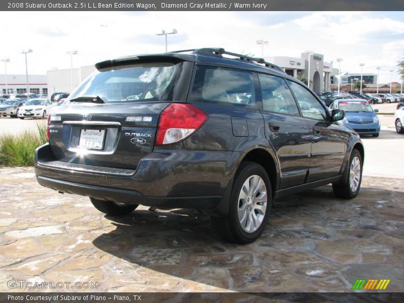 Diamond Gray Metallic / Warm Ivory 2008 Subaru Outback 2.5i L.L.Bean Edition Wagon