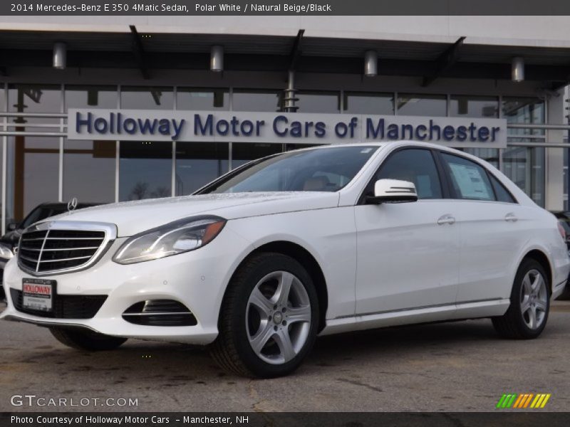 Polar White / Natural Beige/Black 2014 Mercedes-Benz E 350 4Matic Sedan