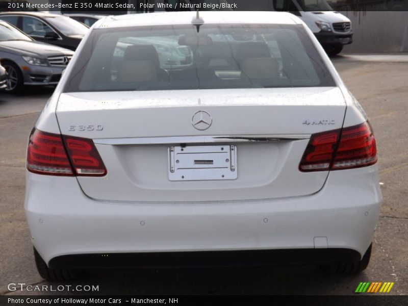 Polar White / Natural Beige/Black 2014 Mercedes-Benz E 350 4Matic Sedan