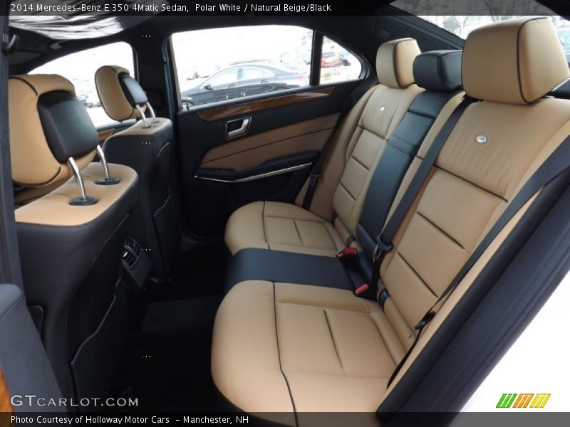 Polar White / Natural Beige/Black 2014 Mercedes-Benz E 350 4Matic Sedan