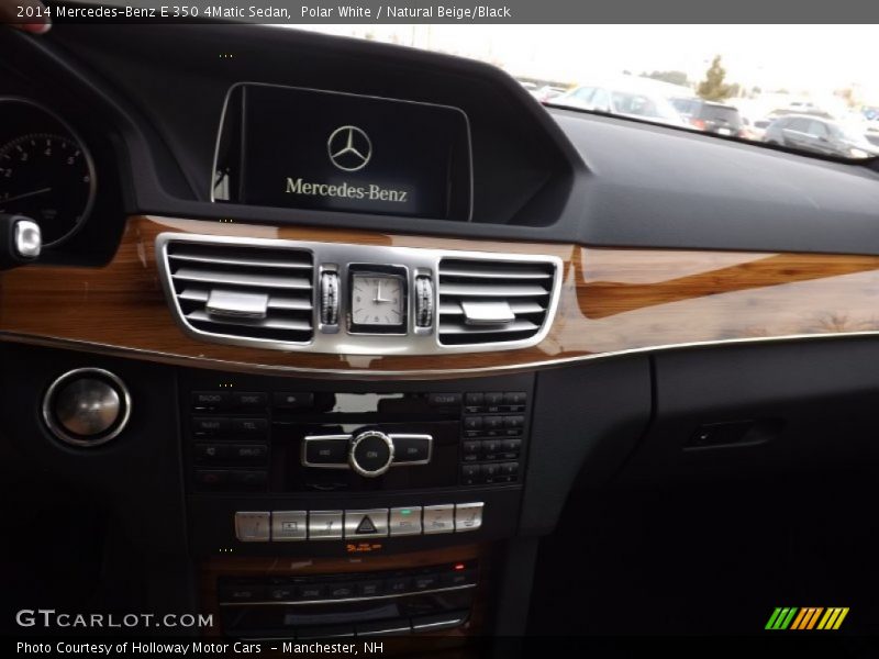 Polar White / Natural Beige/Black 2014 Mercedes-Benz E 350 4Matic Sedan