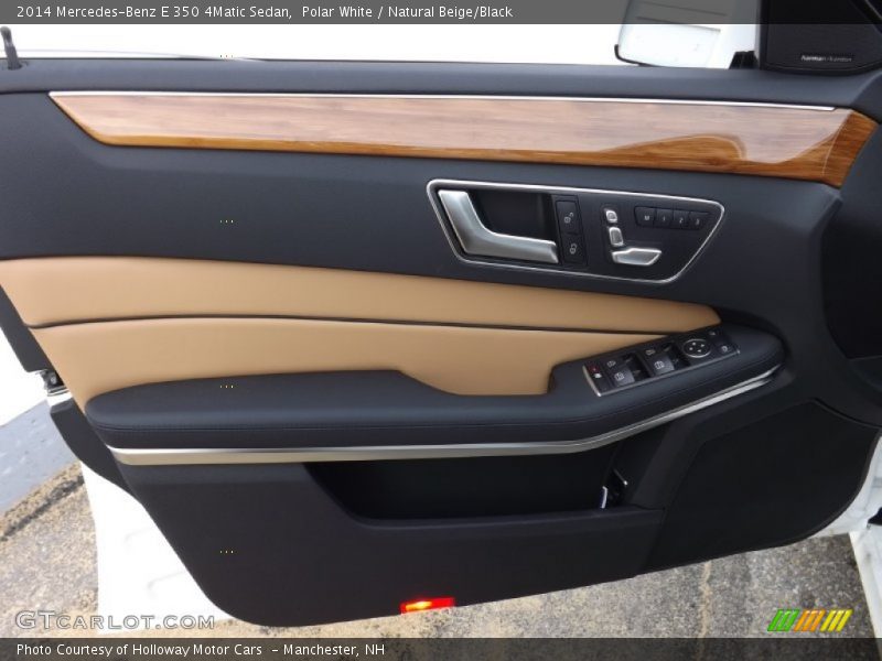 Polar White / Natural Beige/Black 2014 Mercedes-Benz E 350 4Matic Sedan