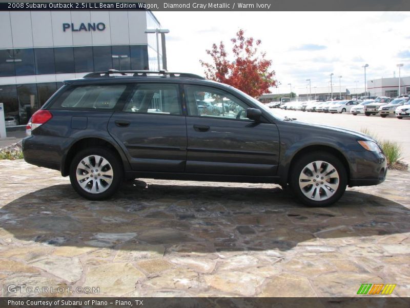 Diamond Gray Metallic / Warm Ivory 2008 Subaru Outback 2.5i L.L.Bean Edition Wagon