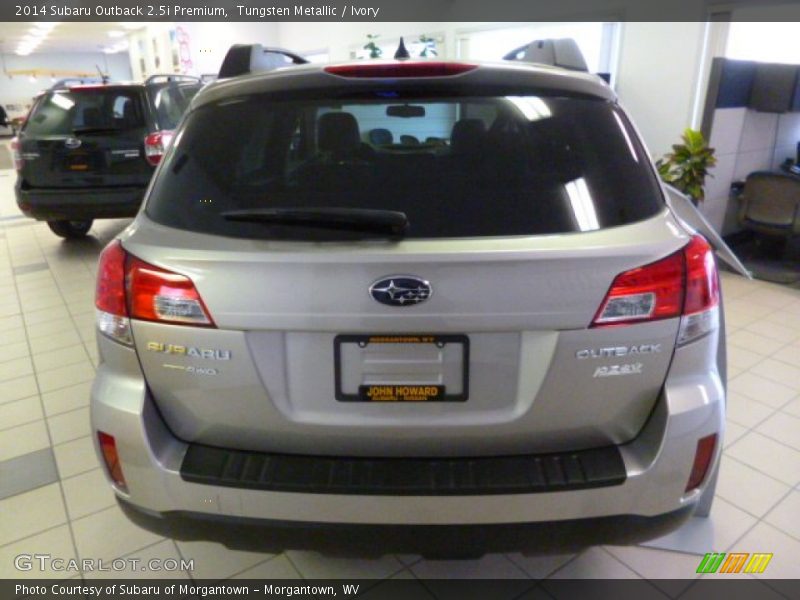 Tungsten Metallic / Ivory 2014 Subaru Outback 2.5i Premium