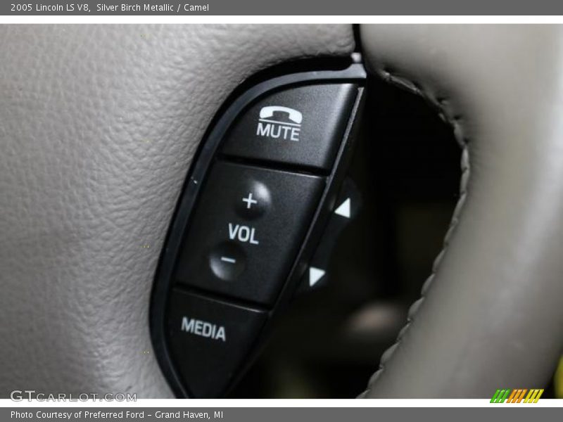 Silver Birch Metallic / Camel 2005 Lincoln LS V8