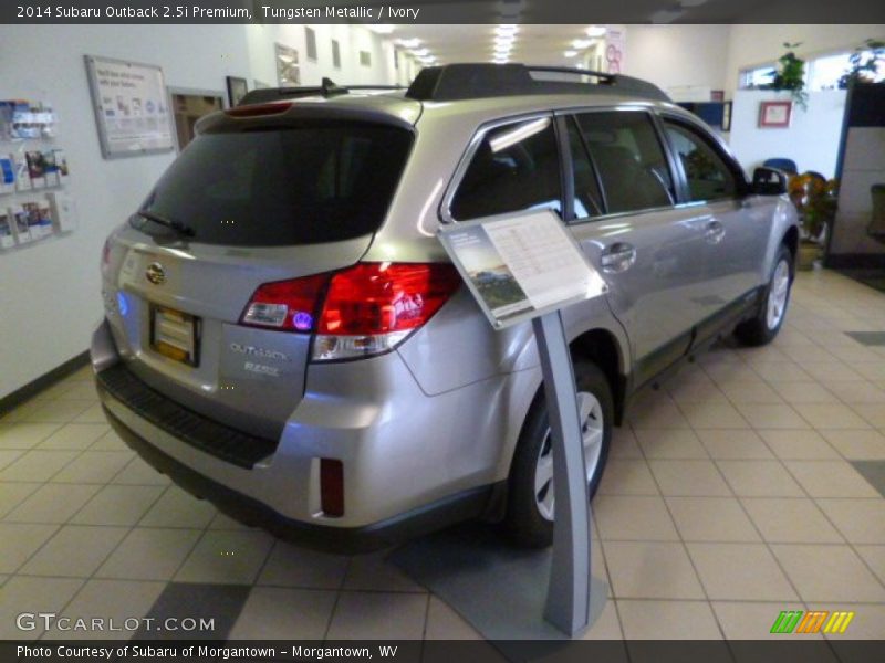 Tungsten Metallic / Ivory 2014 Subaru Outback 2.5i Premium