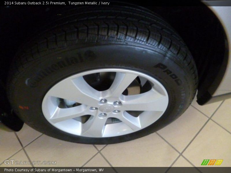 Tungsten Metallic / Ivory 2014 Subaru Outback 2.5i Premium