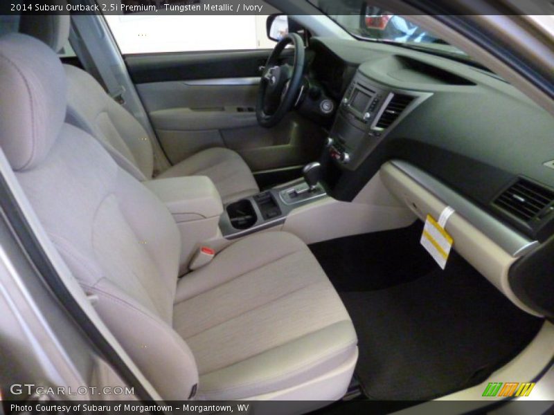 Tungsten Metallic / Ivory 2014 Subaru Outback 2.5i Premium