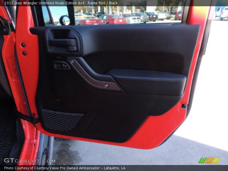 Flame Red / Black 2013 Jeep Wrangler Unlimited Moab Edition 4x4