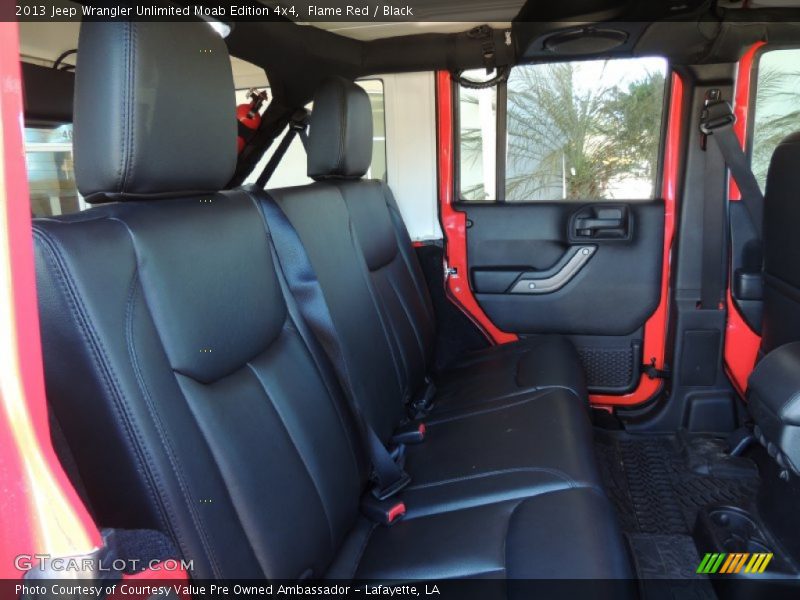 Flame Red / Black 2013 Jeep Wrangler Unlimited Moab Edition 4x4