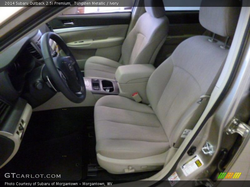 Tungsten Metallic / Ivory 2014 Subaru Outback 2.5i Premium