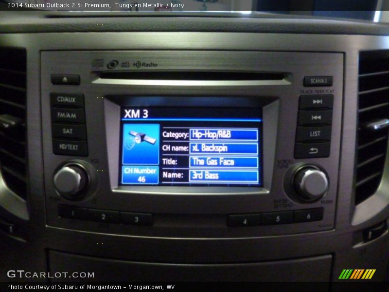 Tungsten Metallic / Ivory 2014 Subaru Outback 2.5i Premium