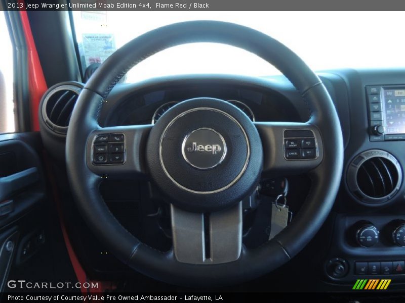  2013 Wrangler Unlimited Moab Edition 4x4 Steering Wheel