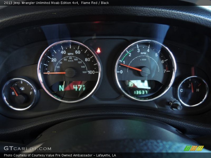  2013 Wrangler Unlimited Moab Edition 4x4 Moab Edition 4x4 Gauges