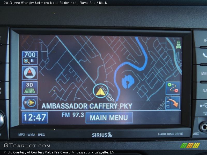 Navigation of 2013 Wrangler Unlimited Moab Edition 4x4