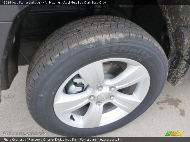 Maximum Steel Metallic / Dark Slate Gray 2014 Jeep Patriot Latitude 4x4