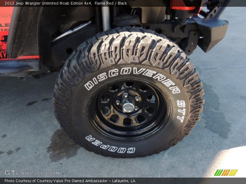 Custom Wheels of 2013 Wrangler Unlimited Moab Edition 4x4