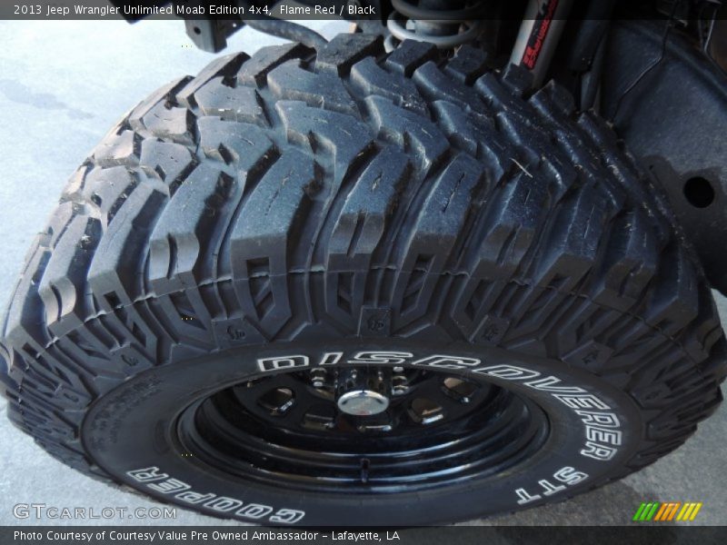 Flame Red / Black 2013 Jeep Wrangler Unlimited Moab Edition 4x4