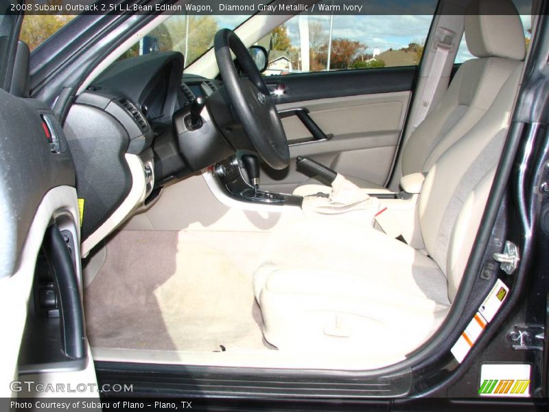 Diamond Gray Metallic / Warm Ivory 2008 Subaru Outback 2.5i L.L.Bean Edition Wagon