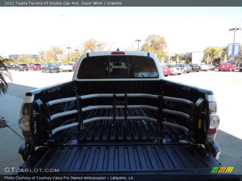 Super White / Graphite 2012 Toyota Tacoma V6 Double Cab 4x4