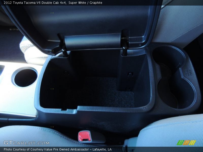 Super White / Graphite 2012 Toyota Tacoma V6 Double Cab 4x4