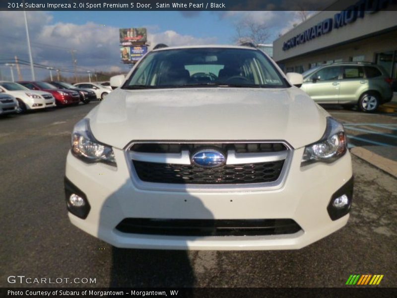 Satin White Pearl / Black 2014 Subaru Impreza 2.0i Sport Premium 5 Door