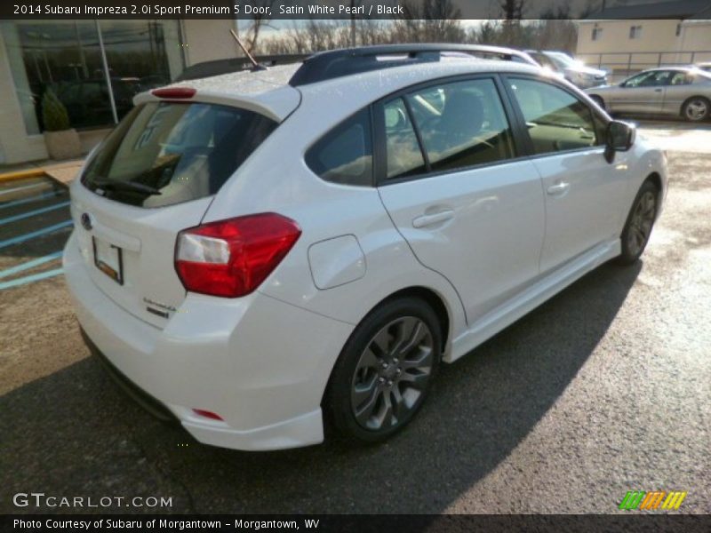 Satin White Pearl / Black 2014 Subaru Impreza 2.0i Sport Premium 5 Door