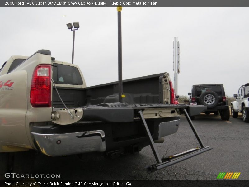 Pueblo Gold Metallic / Tan 2008 Ford F450 Super Duty Lariat Crew Cab 4x4 Dually