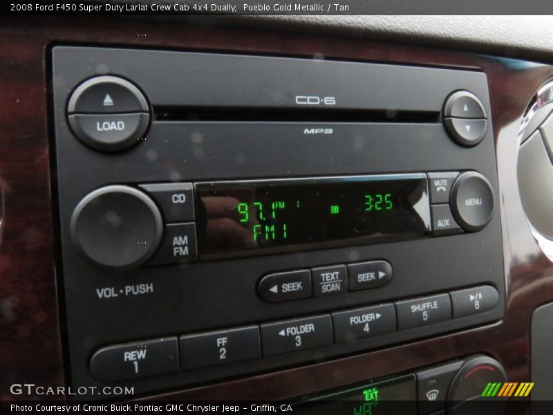 Pueblo Gold Metallic / Tan 2008 Ford F450 Super Duty Lariat Crew Cab 4x4 Dually