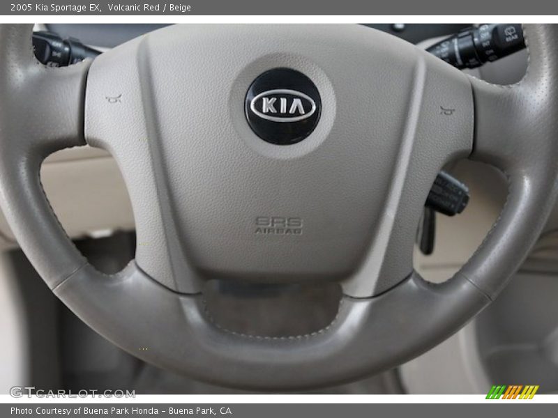 Volcanic Red / Beige 2005 Kia Sportage EX