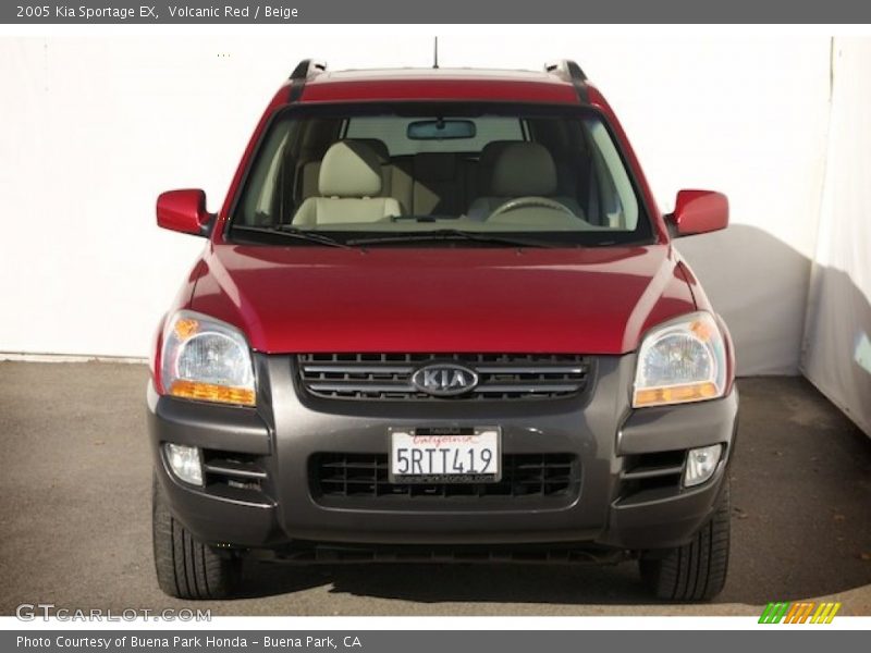 Volcanic Red / Beige 2005 Kia Sportage EX