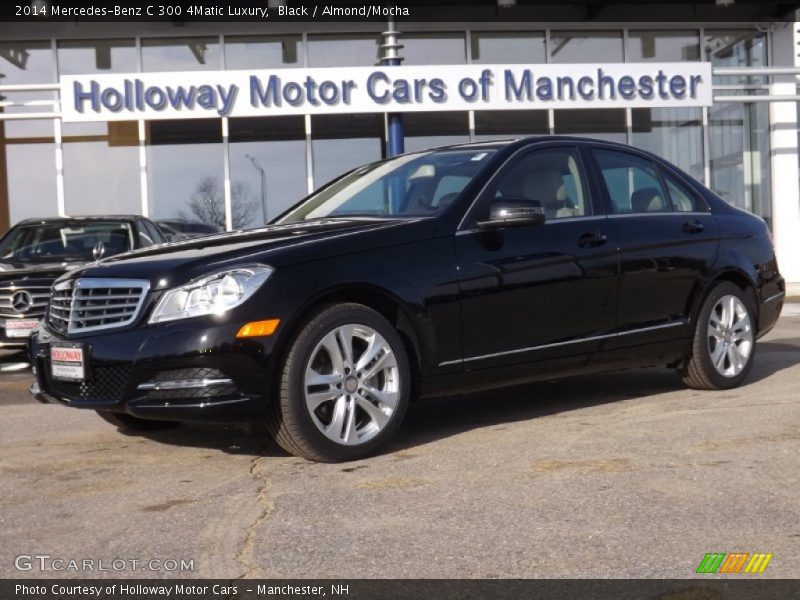 Black / Almond/Mocha 2014 Mercedes-Benz C 300 4Matic Luxury