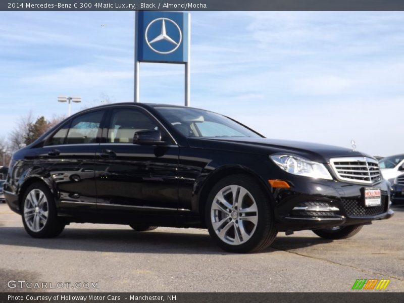 Black / Almond/Mocha 2014 Mercedes-Benz C 300 4Matic Luxury