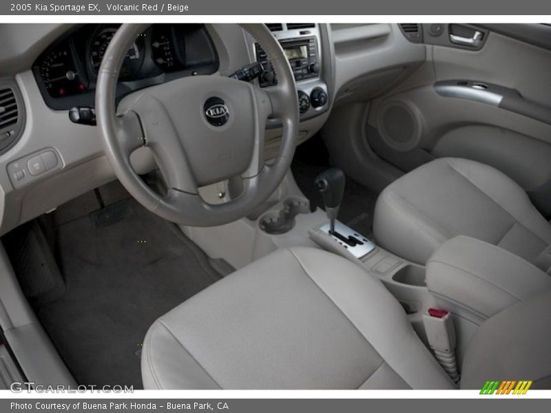 Volcanic Red / Beige 2005 Kia Sportage EX