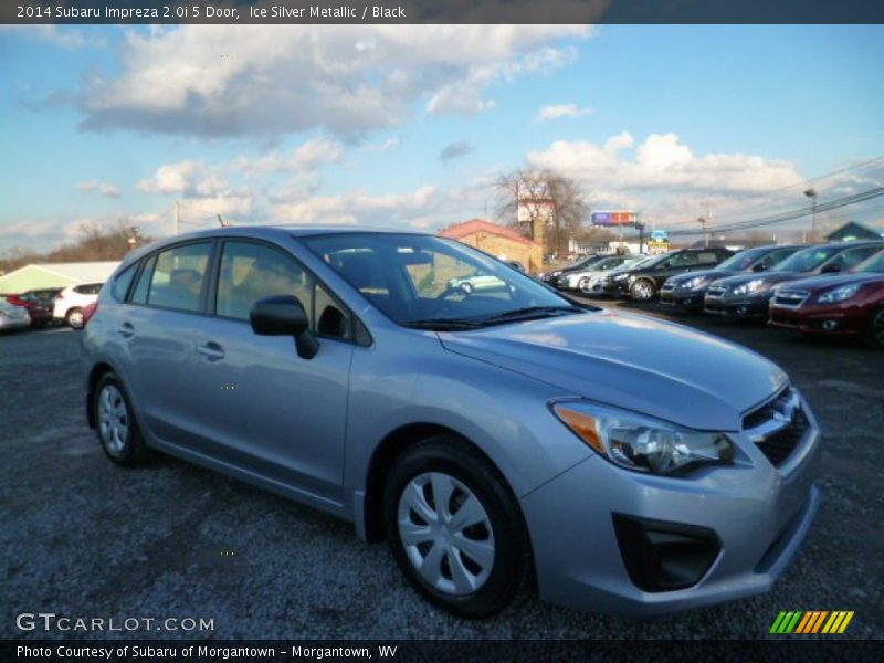Ice Silver Metallic / Black 2014 Subaru Impreza 2.0i 5 Door