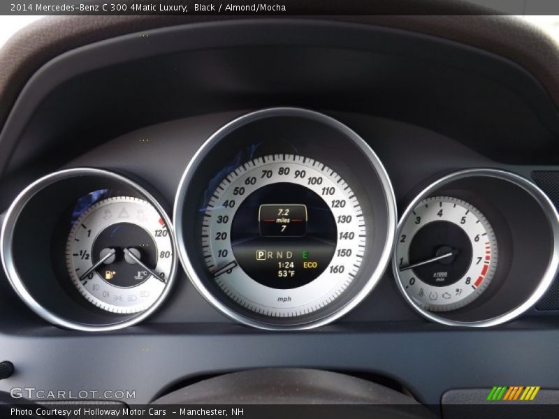 Black / Almond/Mocha 2014 Mercedes-Benz C 300 4Matic Luxury