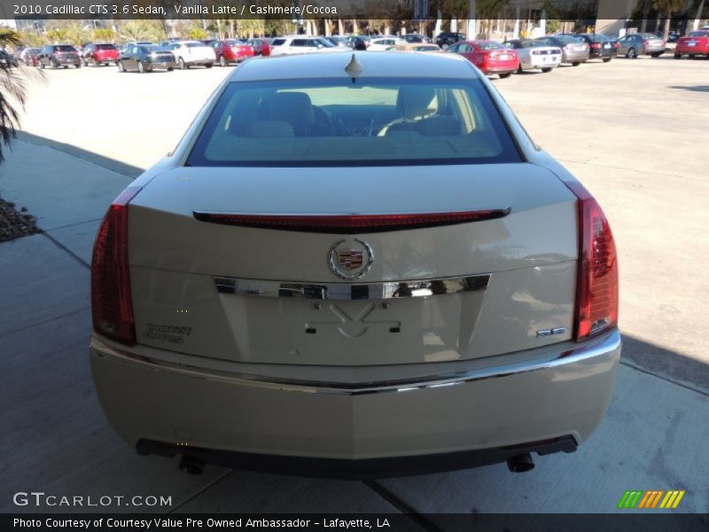 Vanilla Latte / Cashmere/Cocoa 2010 Cadillac CTS 3.6 Sedan