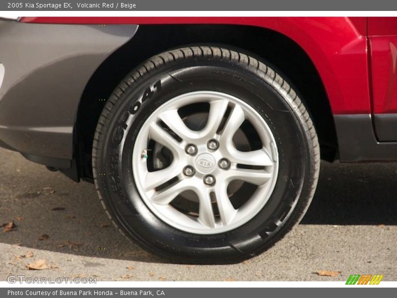 Volcanic Red / Beige 2005 Kia Sportage EX