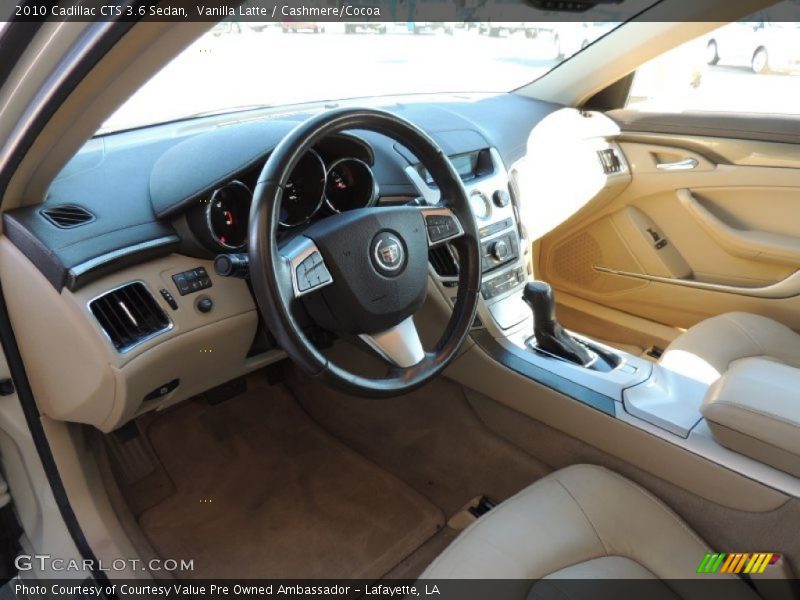 Vanilla Latte / Cashmere/Cocoa 2010 Cadillac CTS 3.6 Sedan