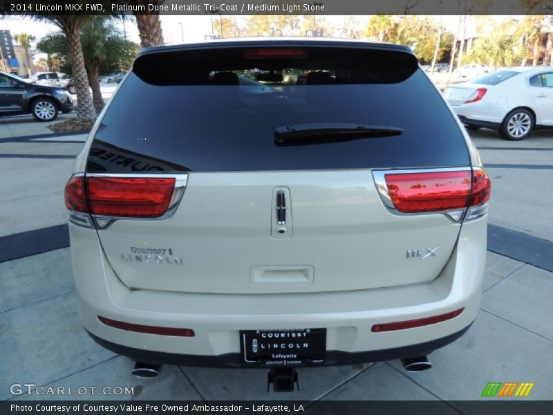 Platinum Dune Metallic Tri-Coat / Medium Light Stone 2014 Lincoln MKX FWD