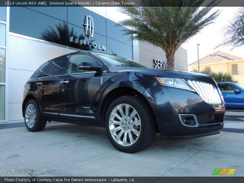 Smoked Quartz Metallic / Ceramic/Dark Tuxedo 2014 Lincoln MKX AWD