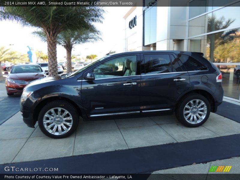 Smoked Quartz Metallic / Ceramic/Dark Tuxedo 2014 Lincoln MKX AWD