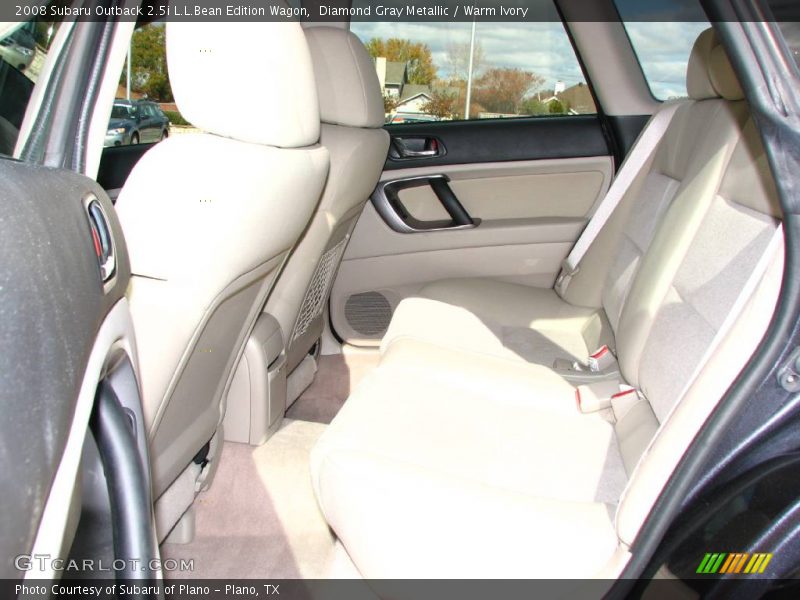 Diamond Gray Metallic / Warm Ivory 2008 Subaru Outback 2.5i L.L.Bean Edition Wagon