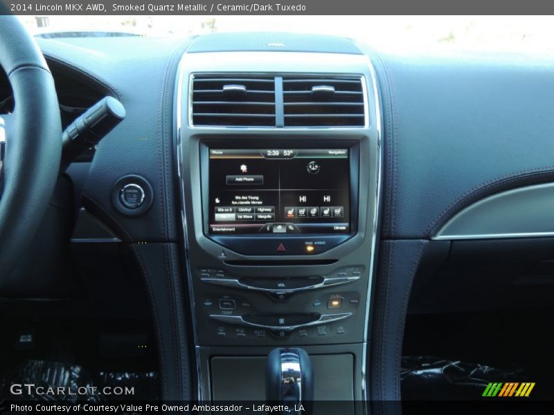 Controls of 2014 MKX AWD