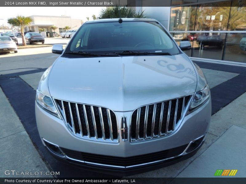 Ingot Silver Metallic / Charcoal Black 2014 Lincoln MKX FWD